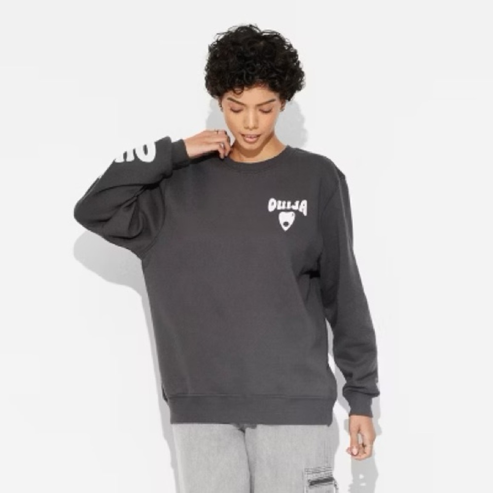 Women's Ouija Board '24 Graphic Sweatshirt - Black